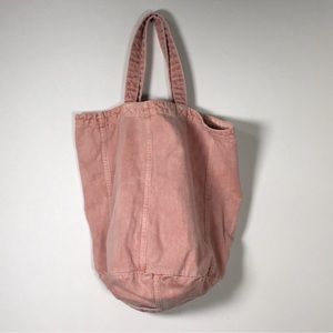 Madewell Tote- peachy pink overdyed